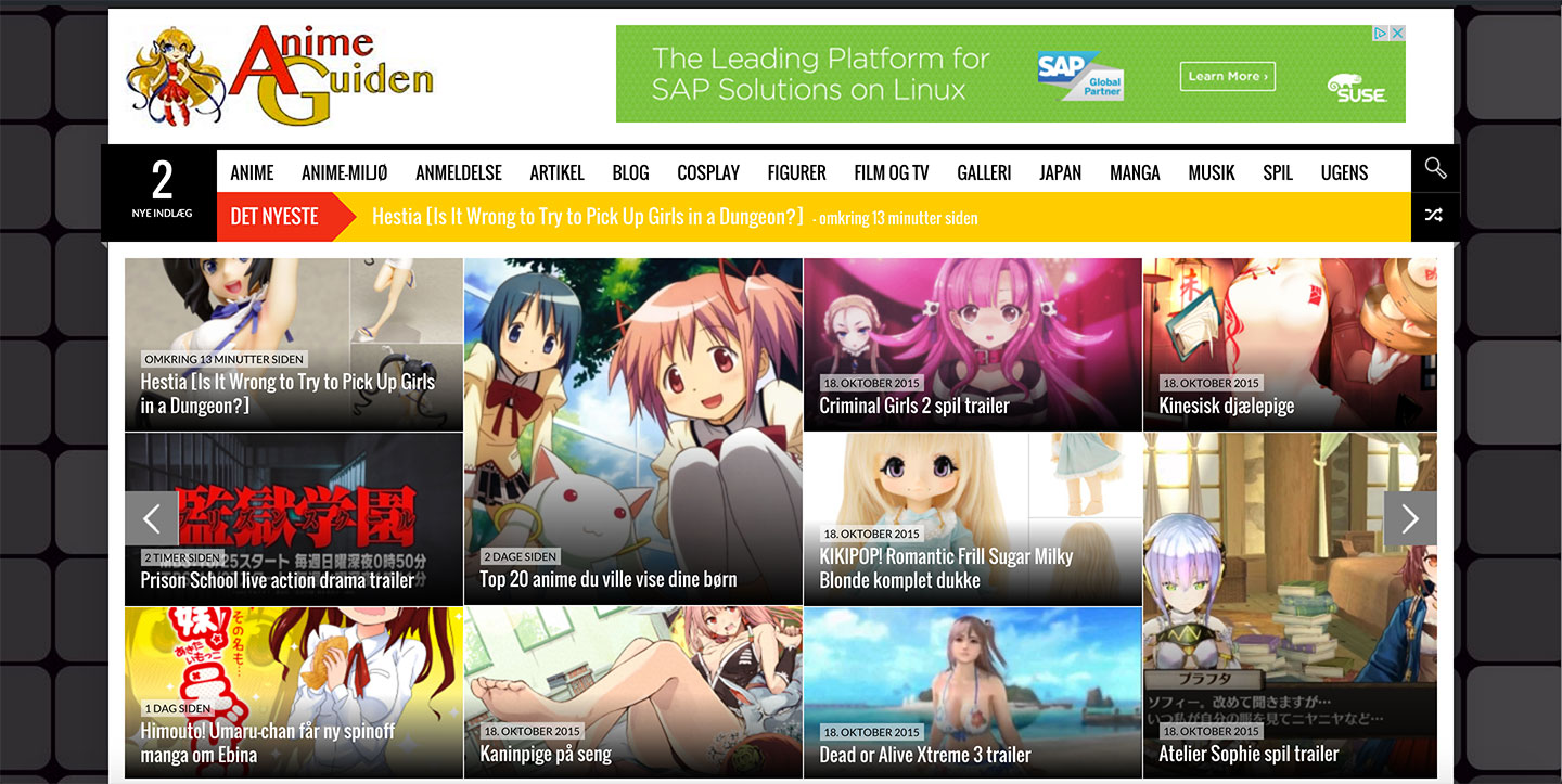 AnimeGuiden – nyhedsside om moderne japansk kultur 2015