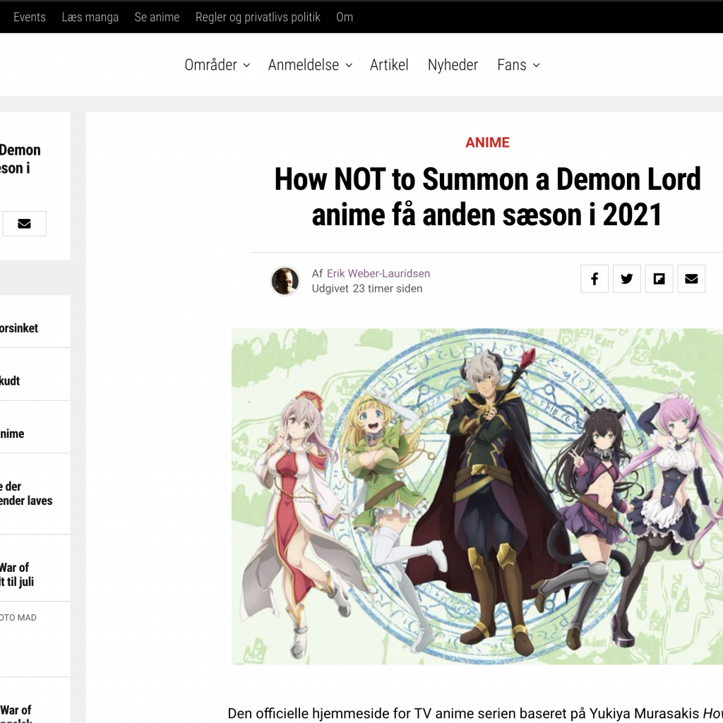 AnimeGuiden – nyhedsside om moderne japansk kultur 2020