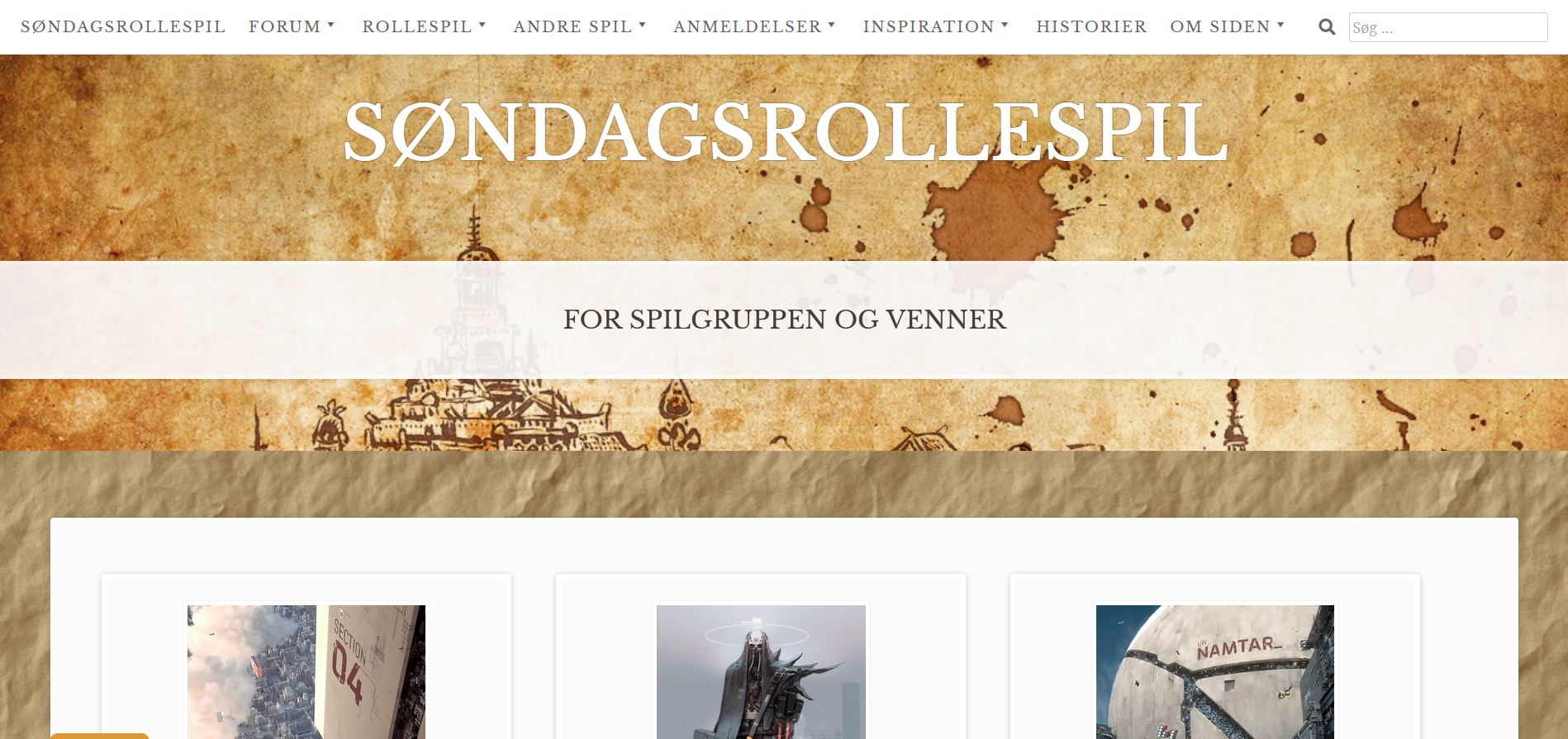 Søndagsrollespil